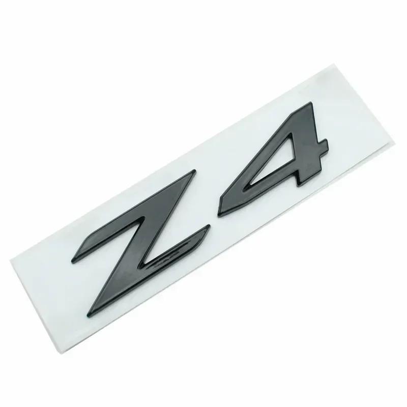 Chrome Black 3D ABS Z4 Letters Rear Boot Trunk Emblem Badge Sticker Decals for BMW G29 Car Styling Accessories