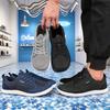 Men Wide Barefoot Shoes Unisex Trail Running Breathable Non-Slip Minimalist Walking Shoes Trendy Mesh Casual Wide Toe Sneakers