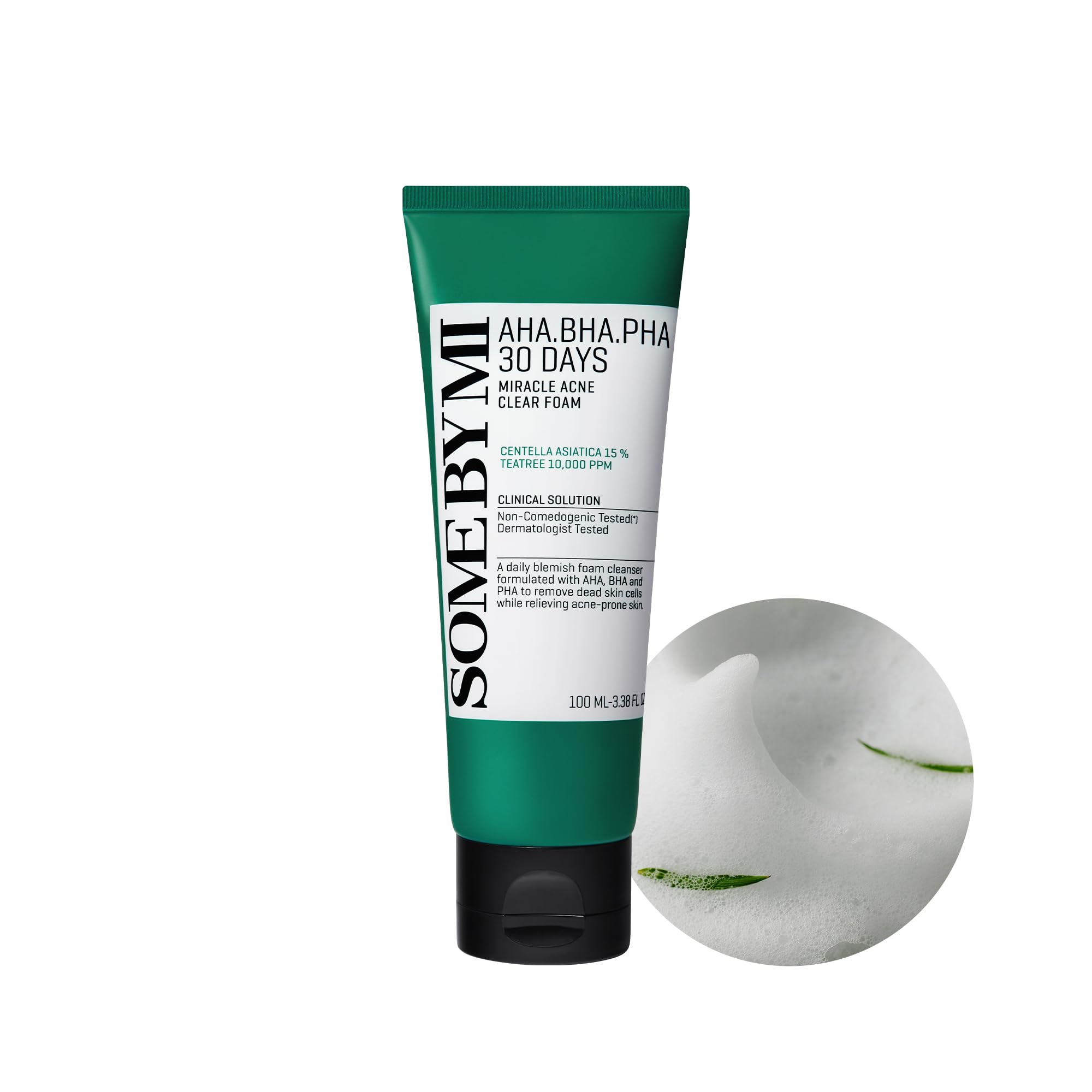 

SOME BY MI 30 DAYS MIRACLE ACNE CLEAR FOAM 100мл 30 DAYS MIRACLE ACNE CLEAR FOAM 100мл Умывание Очищающая пенка для лица Успокаивающий уход Уход за кожей Лицо