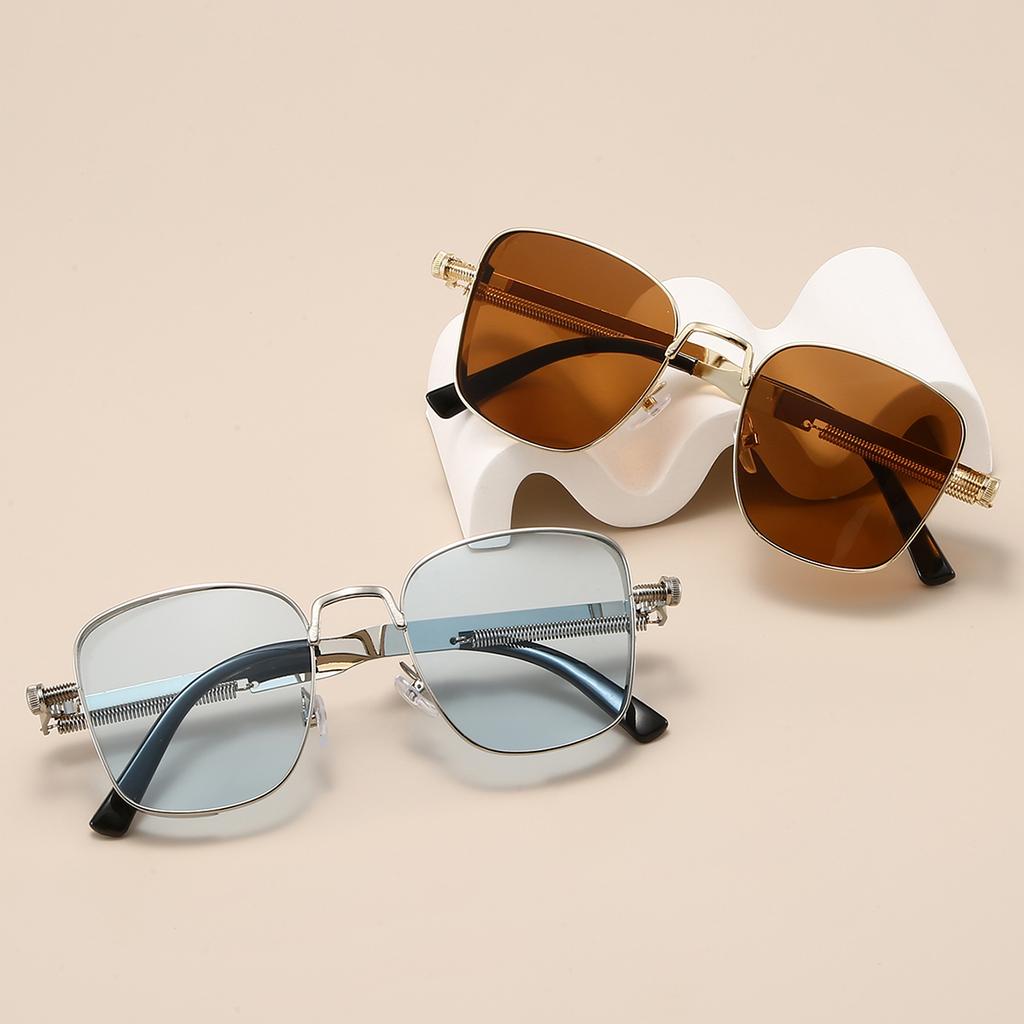 Vintage Square Sunglasses Men Fashion Retro Hip-hop Outdoor Shades Women  Trendy Brand Design Punk Decor Sun Glasses