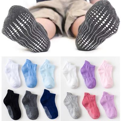Boys Crew Socks Non Slip Ankle Socks Athletic Socks with Cartoon Car Pattern 5 Pair