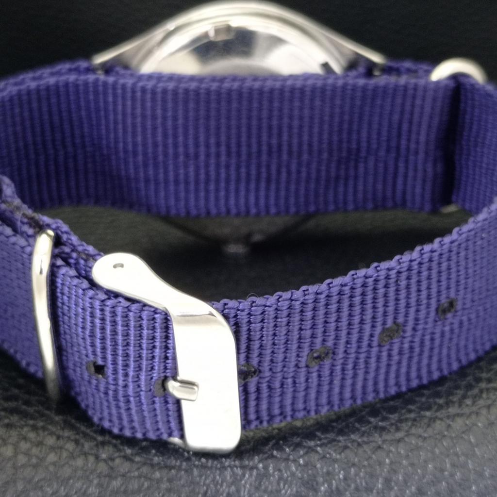 JAPAN VINTAGE SEIKO 5 AUTOMATIC 6309A MENS BLUE COLOR DIAL WATCH A701479-5 R206b-a701479