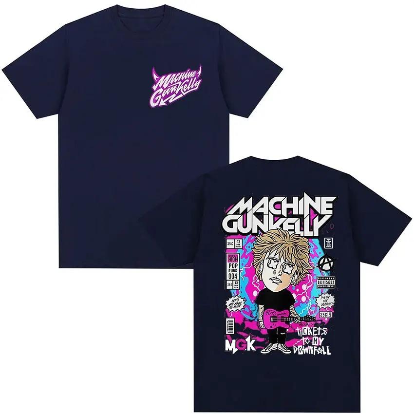 Rock Rap Machine Gun Kelly 2026 Tour Graphic TShirt Unisexs Vintage HighQuality Fashion TShirt Casual Loose Cotton TShirt