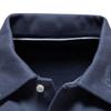 Men’s Washed Long Sleeve Polo Shirt