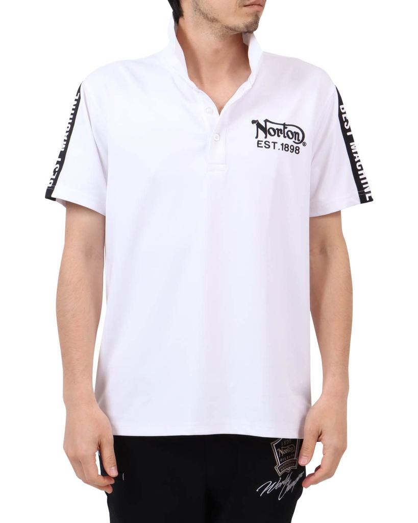 Norton Golf Dry Calze Line Polo XXL Shirt, 222NN1201, White,