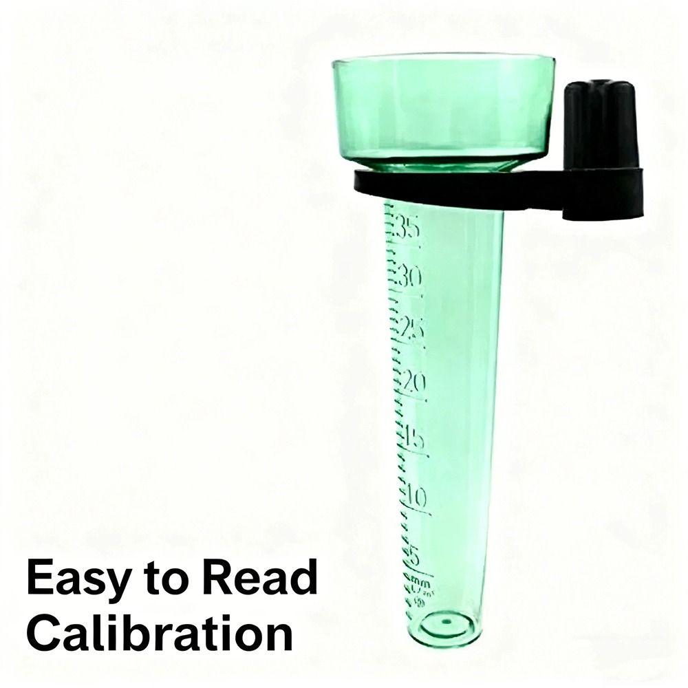 Clear Scale Rainfall Meter 35MM Water Measurement Tool Portable Rain Gauge  Outdoor