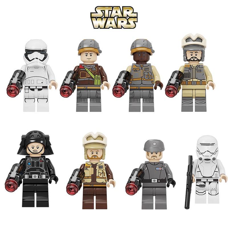 Kinder Bauspielzeug Stormtrooper Schneesoldat Kommandofigur Kunststoffmaterial Höhe 4,5cm