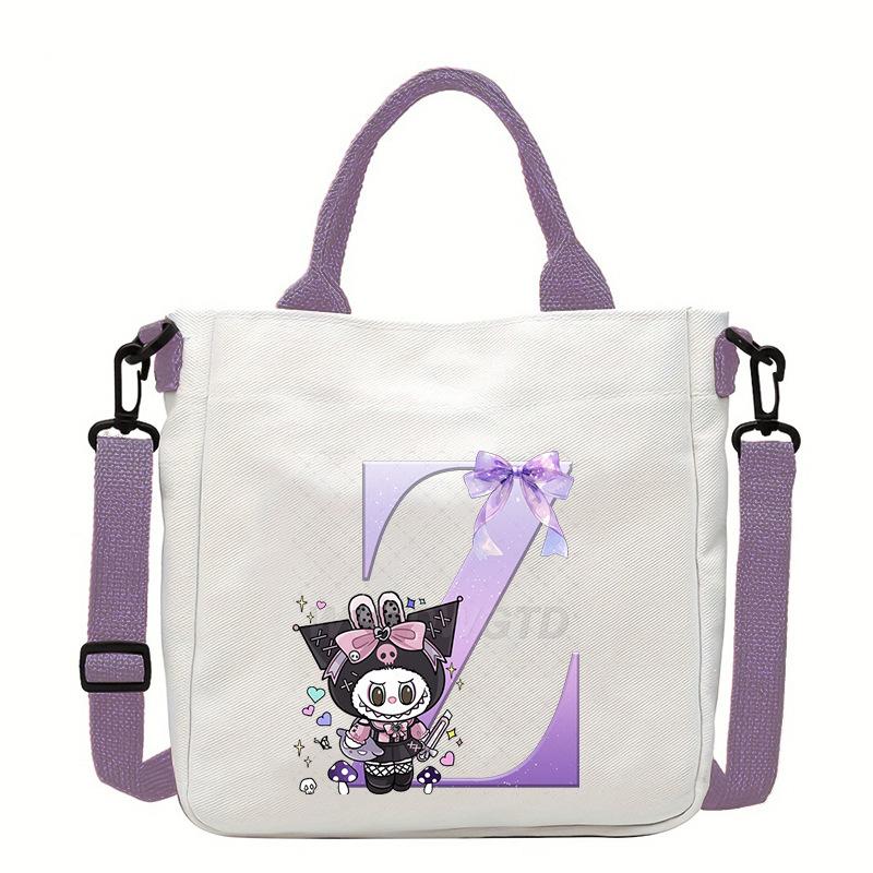 

Новая мультяшная холщовая сумка, классная сумка-мессенджер для поездок, сумка на плечо для студентов колледжа, модная сумка ins, женская, большой вместимости no specification