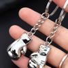 Boxing Glove Fitness Keychain Baseball Baseball Keyring Fitness Equipment Key Ring  Lucky Gift
