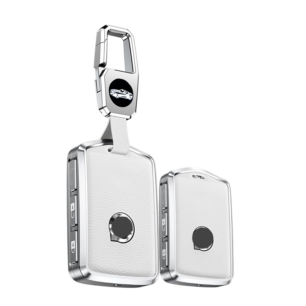 [TECART] Специальный чехол для ключей Volvo, Держатель для ключей, Чехол для ключей, Чехол для смарт-ключа, Смарт-ключ белый