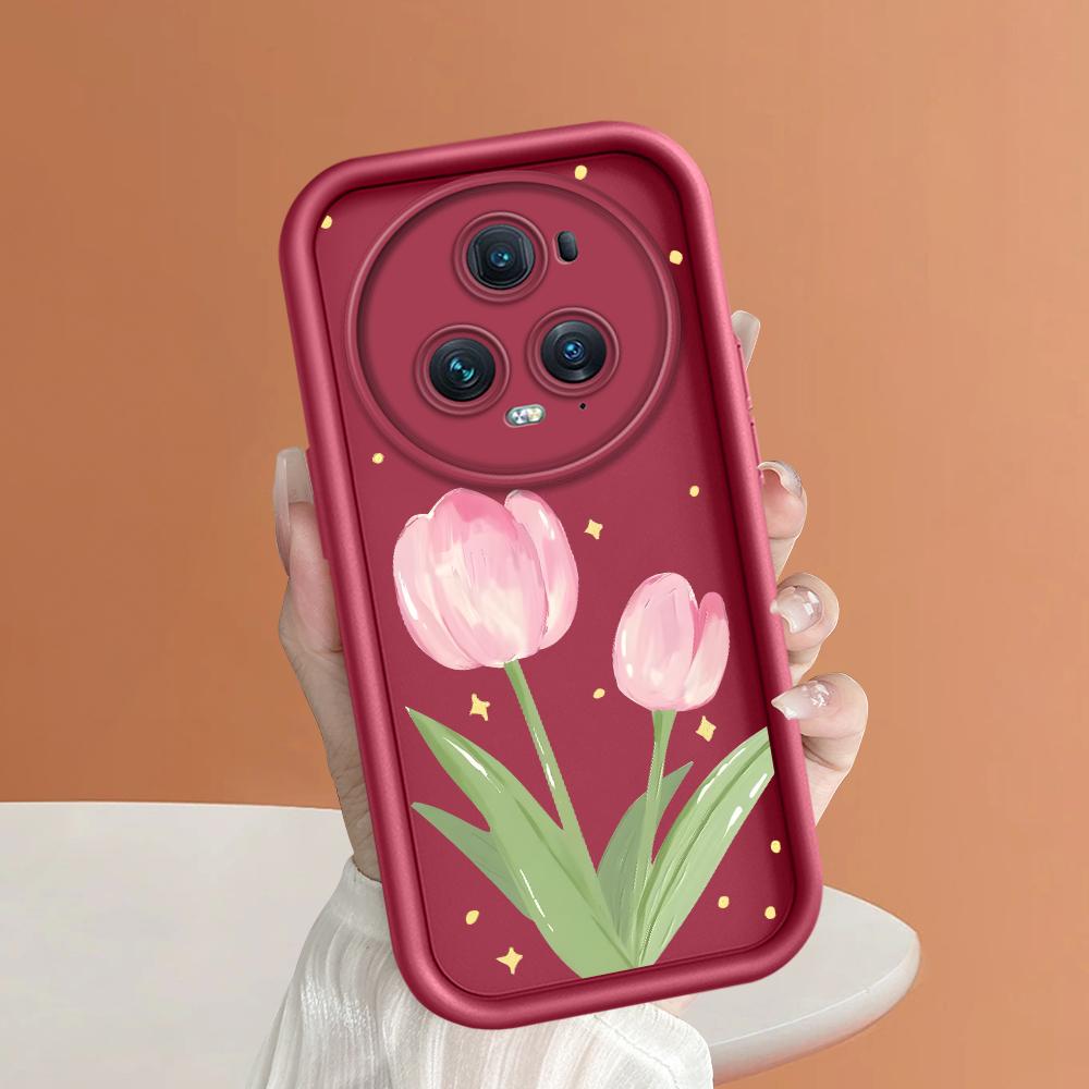 

Мягкий силиконовый квадратный чехол с рисунком лестницы для телефона, полное покрытие, противоударный защитный резиновый чехол для камеры для Huawei Honor Huawei Nova 7I темно-красного