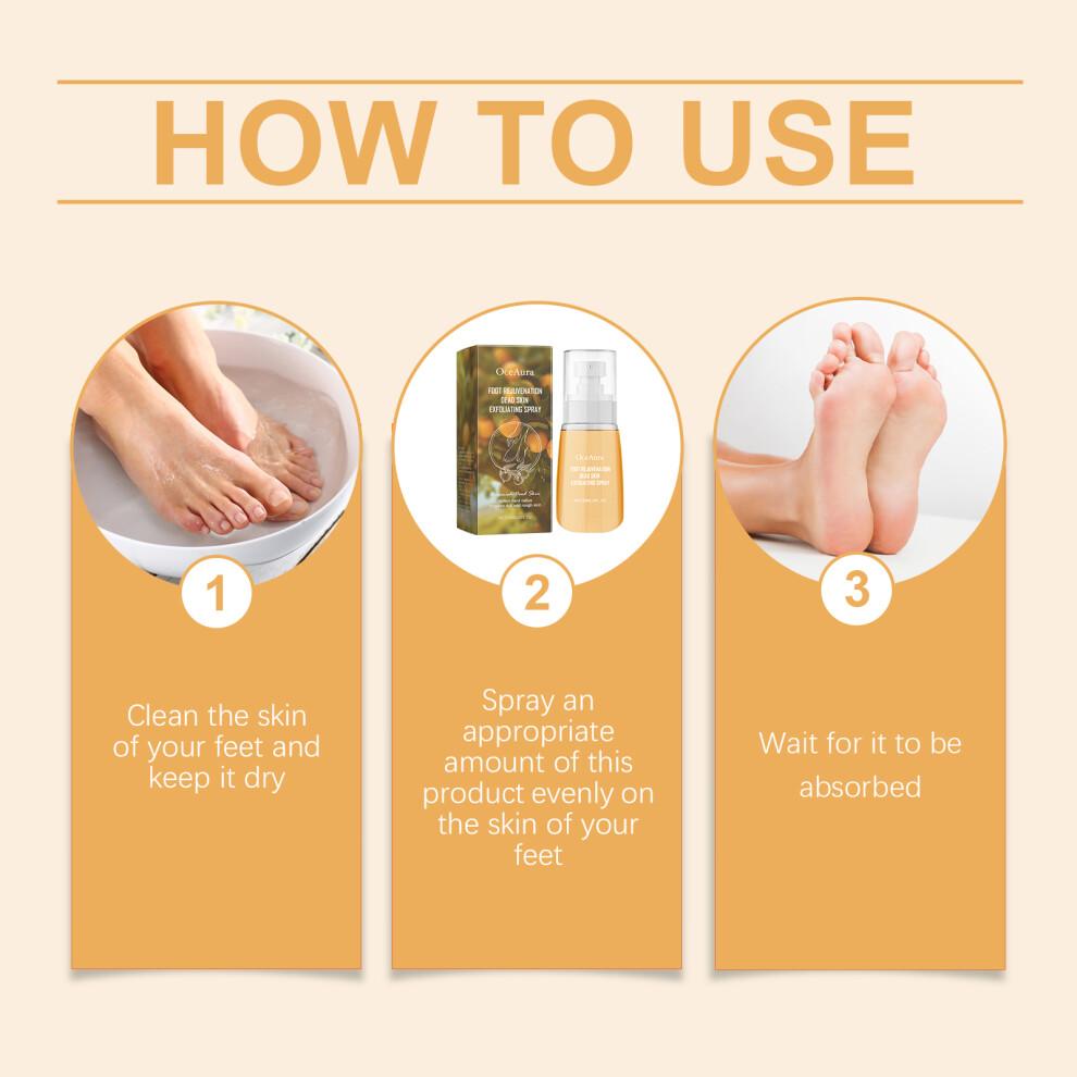 Moisturizing Foot Spray for Dry Heels