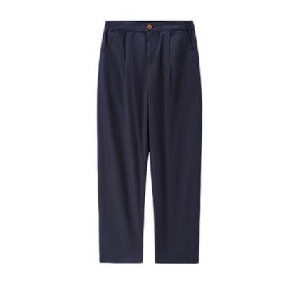 Women's Cotton Linen Pleated Casual Trousers