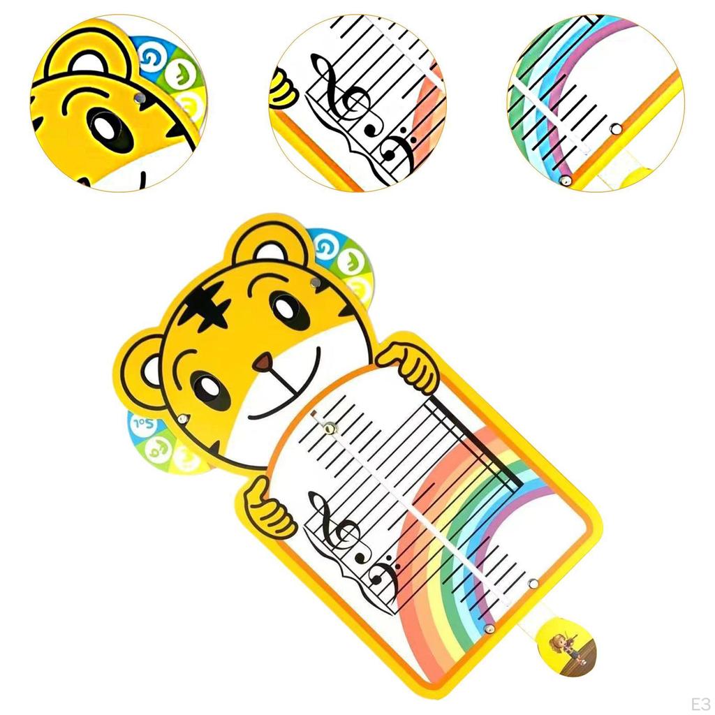 Müzik Öğrenmek için Müzik Notasyon Tahtası, Taşınabilir Beş Çizgili Nota Aracı Öğrenciler