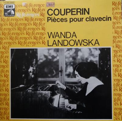 LP Record WANDA LANDOWSKA - Couperin PIèces De Clavecin 2C05103933 La Voix De Son  France Classical Used