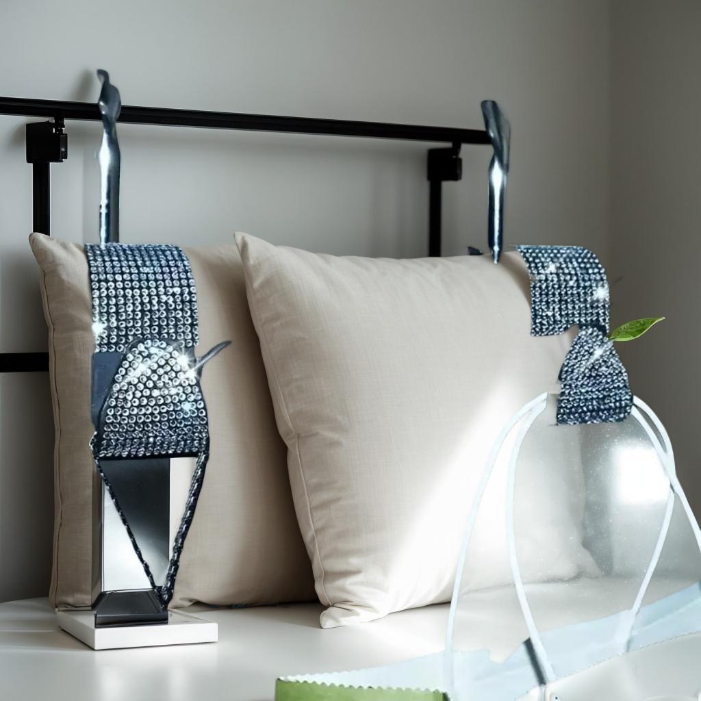 Multifunction Car Seat Hook - Rhinestone Headrest Storage Bag & Organizer (Auto Interior Accessory)