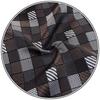 [S&W SHLAX&WING] Men's Check Tie, Mocha Brown Gray, Suit Accessory, Business, Wedding, Long, 160cm
