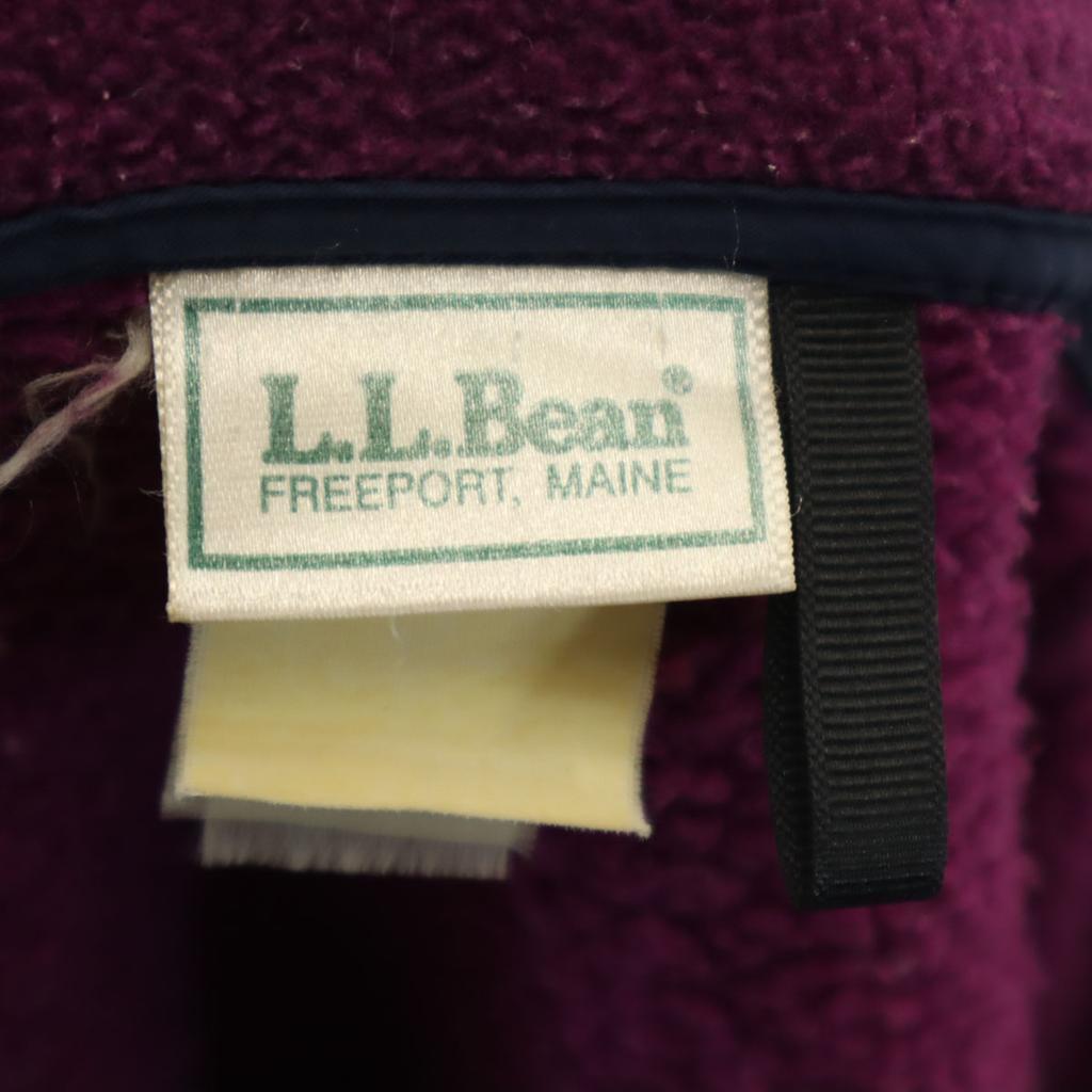 L.L.Bean 80s Old Fleece jacket purple Outdoors Women Used