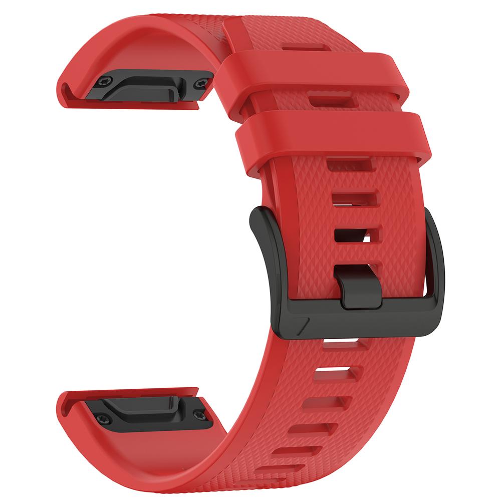 QuickFit 22mm 26mm Silicone Strap for Garmin Fenix 8pro 7 7X E 6X 6 Pro 5 5X Plus Epix/Enduro/Descent Mk2i/Instinct 3 Watchbands