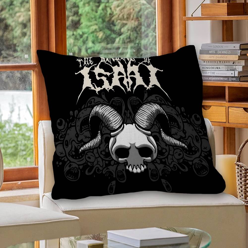 Game The Binding Of Isaac Cushion Cover Car Throw Pillow Case For Sofa Car Christmas Gift 40x40cm 45x45cm
