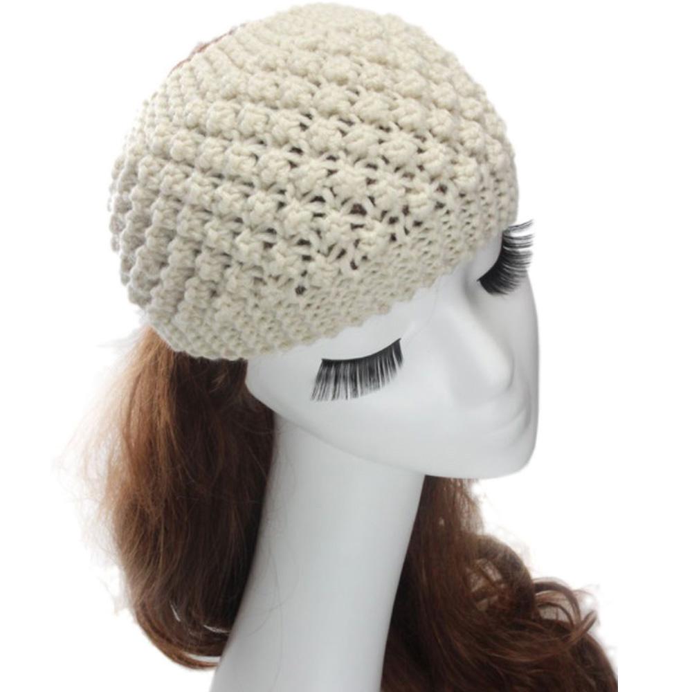 Gift Turban Hair Accessories Knitted Wool Girl Headband Headwear Elastic Crochet Hairband