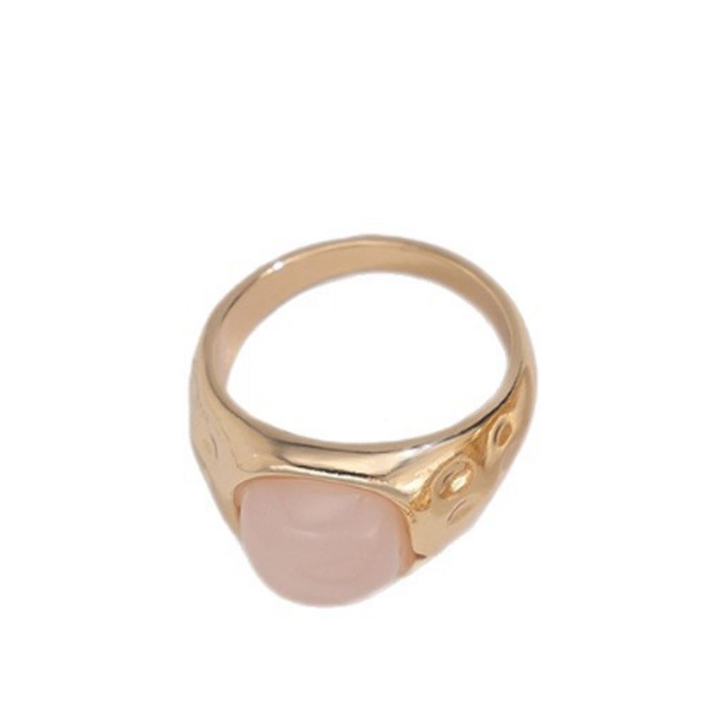 6PC Geometric Cuff Rings Set for Women Metal Adjustable On The Finger Ring Ladies Fashion Jewelry