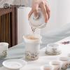 Nanshan Mr. Ceramic Kung Fu Gaiwan Tea Set