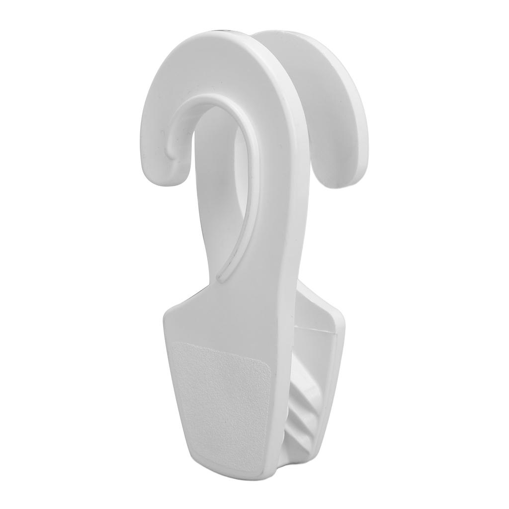 Boat Bumper Clip Fast Adjustment Enhanced Sealing Pontoon Bumper Clip Hook for Ship Kayak Yacht White 25mm   1in