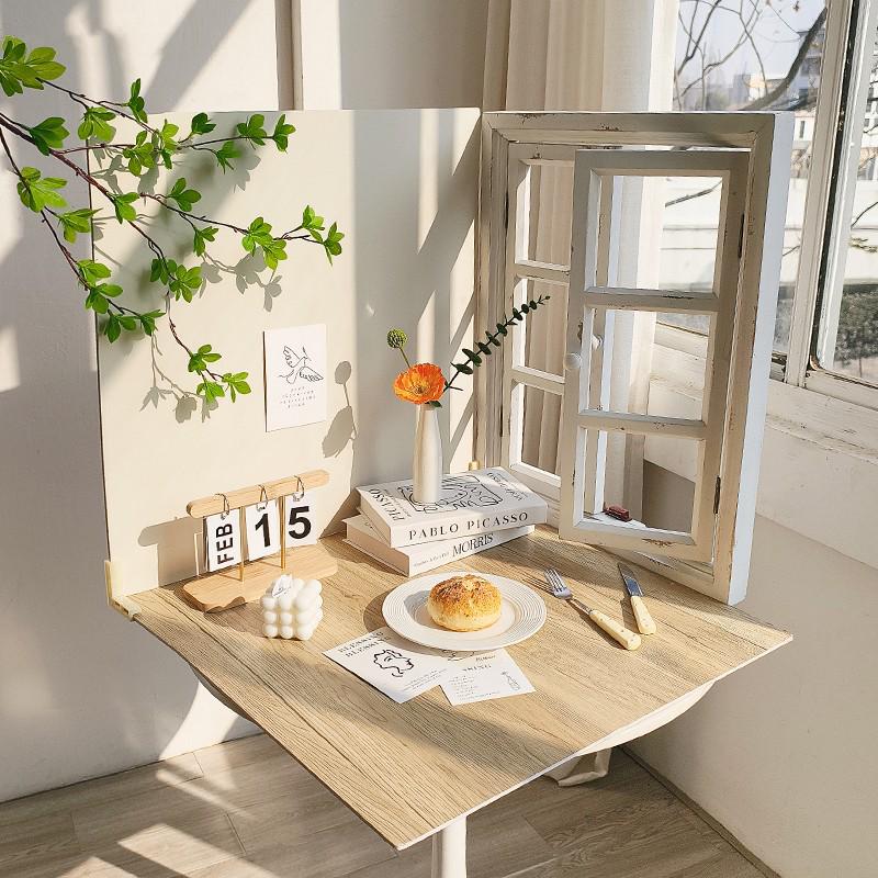 Retro Window Cake Baking Photography Background Board - Wood Grain Props for Studio Scenes
