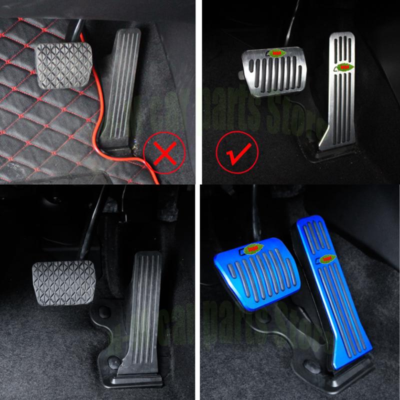 Für Mazda CX5 CX-5 -2017 Zubehör Auto Accelerator Fußstütze Bremspedal Aluminium Auto Pedal Pads Innen
