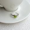 Irregular Shape Crystal Ring Minimalist Handmade Opal Ring Fashionable Gemstone Ring  Girls Gift