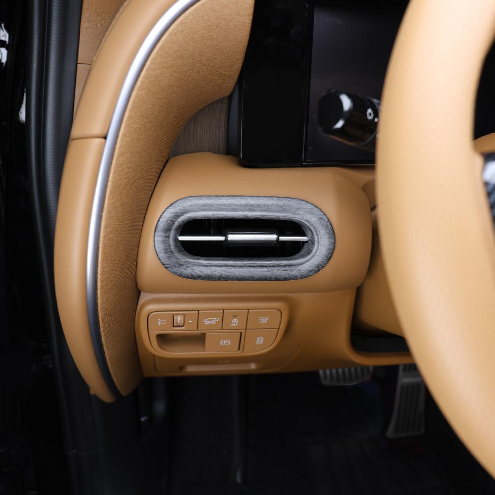Car Front Dual-sided Vent Cover Trim ABS Material For Hyundai Palisade LX3 2026 Left-Hand Drive Interior Decoration Accessories