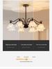 2026 Retro Mid-Century Chandelier: American Countryside Style for Living Room, Bedroom, Dining Room, or Hall