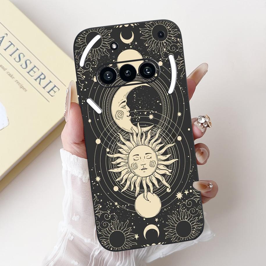 Para Funda Nothing Phone 3A A059 Lindo Dibujo Animado Panda Astronauta Silicona Suave Negro Mate Cubierta Para Nothing Phone3a Pro A059P Fundas