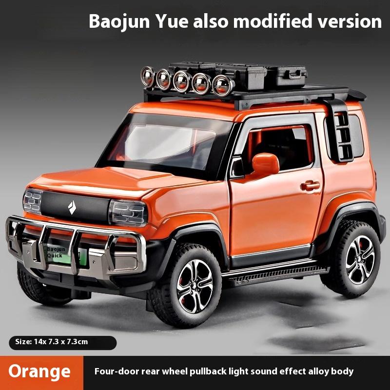 

Simulation 1:24 BAOJUN Yep SUV Alloy New Energy Car Diecast Model Sound & Light Toy Collection Of Hobby Decorative Fine Ornament