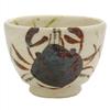 Mino Ware Teacup Cup Diameter 11 X Height 8cm Capacity 330ml Crab Picture Shino Oribe Auspicious Pattern Made In Japan "Nakagaki Renji" Approx.