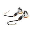 1 Pair Motorbike 10mm Turn Signal Lights Amber 10W For Suzuki Boulevard C109R C50 C90 S 40 50 83