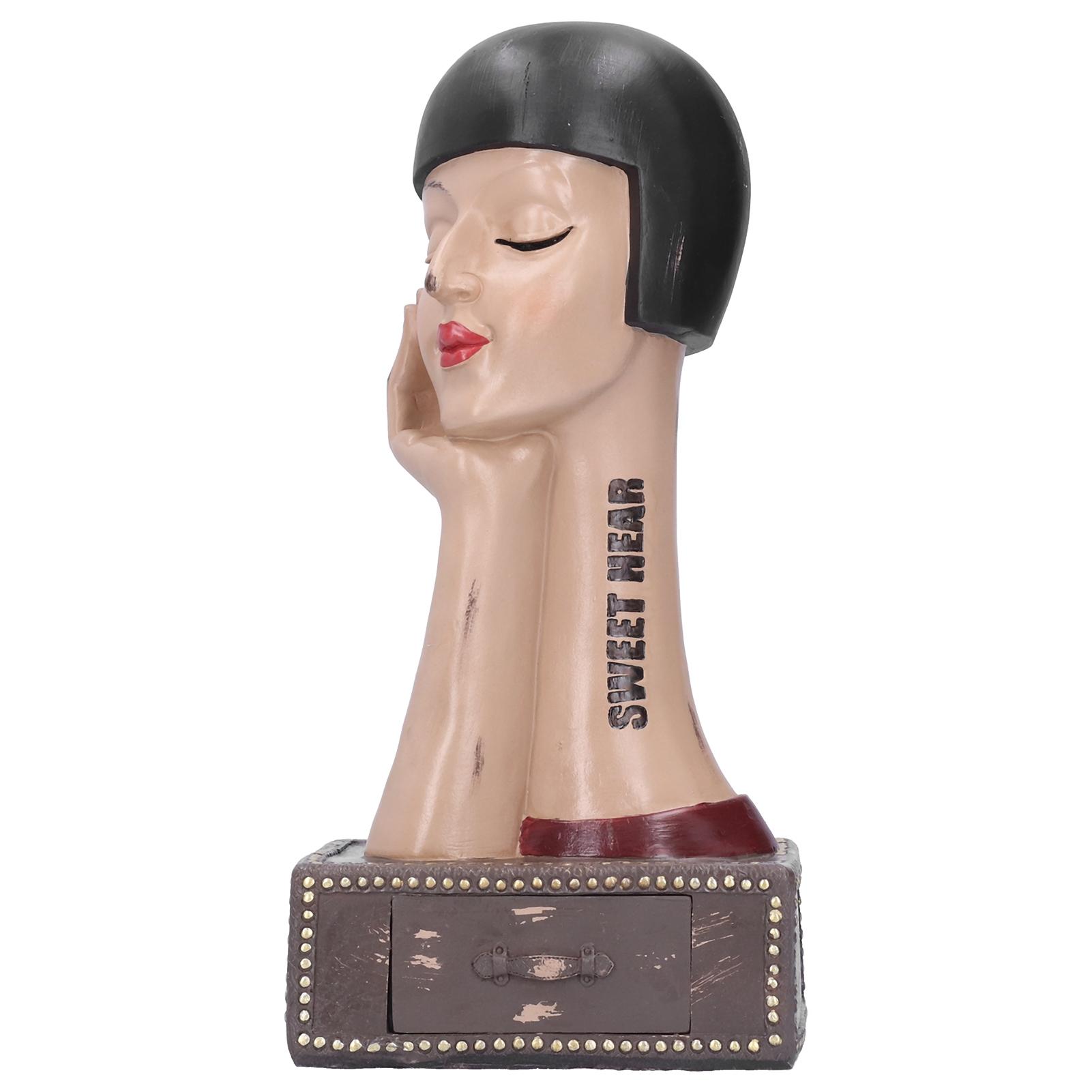 

Human Sculpture Woman Statues with Drawer Creativity Gift Ornaments Craft Decorations
