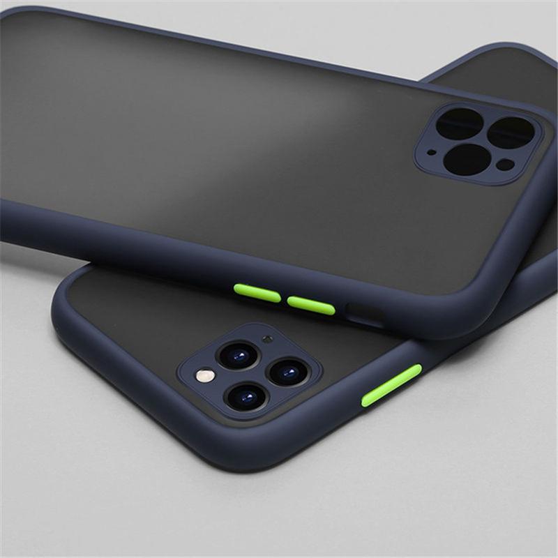 Luxury Matte Translucent Hard Phone Case For iPhone 14 13 12 11 Pro Max X XR XS Max 8 7 6S 6 Plus Silicone TPU Back Cover Shell