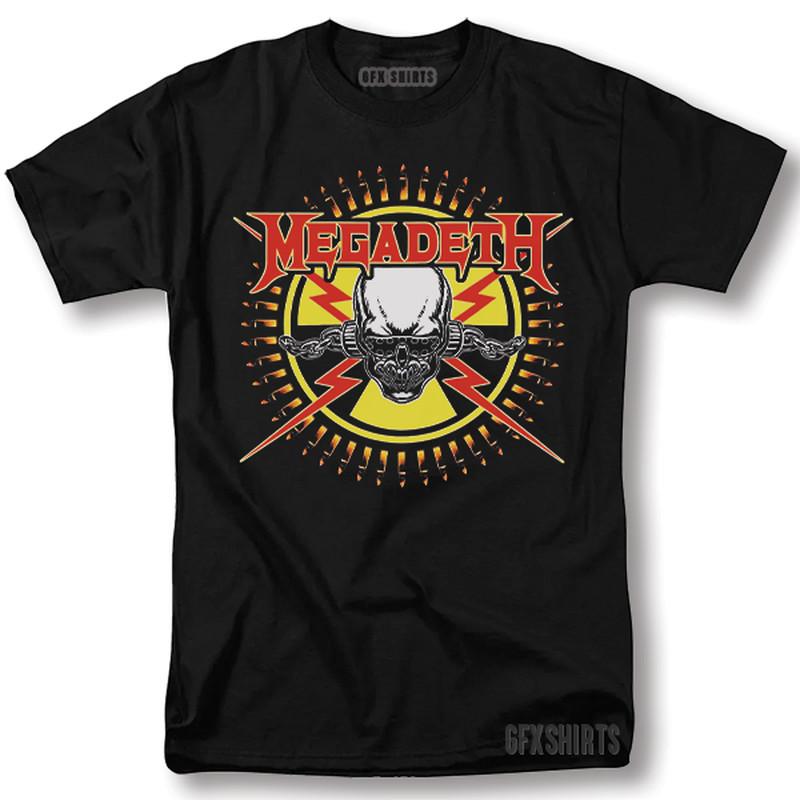 Футболка Megadeath Метал Рок Мерч Концертный Тур Винтажный Графический Дизайн Футболка 4XL