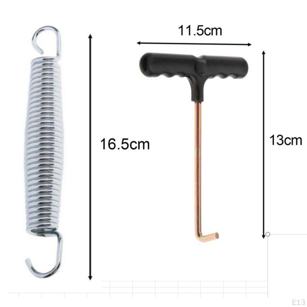 Příslušenství na pružiny trampolíny s hákem pro venkovní použití