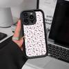 H-Hello Kitty Silicone Soft Phone Case For IPhone 17 16 15 14 Plus 13 12 Mini 11 Black Cover