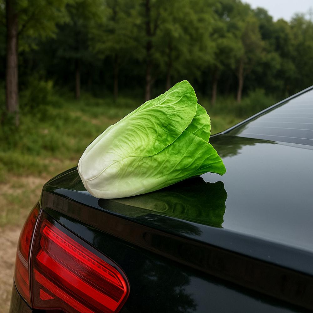 Unique Vegetable Car Decor Waterproof Car Trunk Decor Creative Simulation Lettuce Ornament  Travel