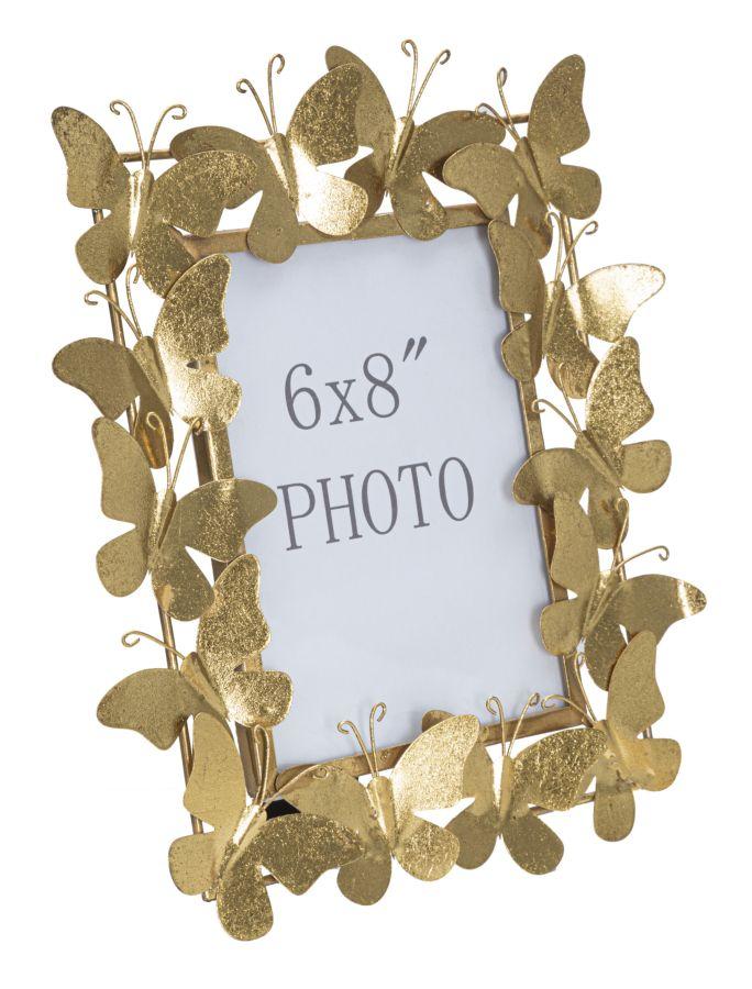 Ramă Foto Fluture Glam Cm 28X11,5X30,5 (Dimensiuni Interioare Cm 15X20)