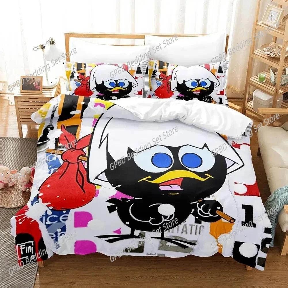 Anime Calimeros Bedding Set 3D Printed Suitable for Bedroom Duvet Cover Set With Pillowcases Kids Home Textile