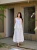 Endeopobeu Cotton Lace Sleeveless Top _ White Mix
