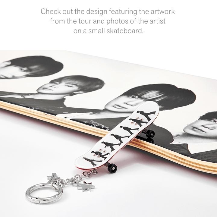 BTS MINI Skateboard Sleutelhanger, ARIRANG Tour Merchandise, Officieel, Origineel, Authentiek, KPOP