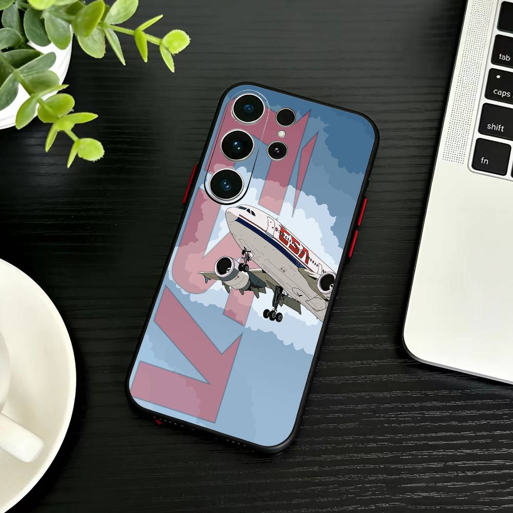 

Graffiti Travel Airplane Pattern Phone Case For Samsung S26,S25,S24,S23,S22,S30,S21,Ultra,Plus,FE 5G Black Soft Cover Samsung S24fe