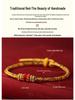 Handmade Year of the Dragon Zodiac Guardian Bracelet - Unisex Benmingnian Rope with Samantabhadra