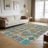 Colorful Ethnic Vintage Carpets Bohemian Living Room Decoration Large Area Rugs Washable Floor Fluffy Mat for Bedroom Bedside